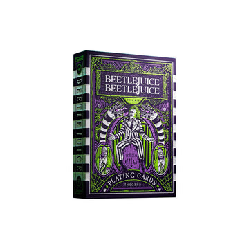 Unleash the fun with Beetlejuice Playing Cards! This hauntingly beautiful deck is packed with Easter eggs for fans of the classic film and its sequel.